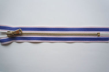 #15 Canvas zipper , Metal Teeth Zipper with Golden & Silver Pull zipper bag