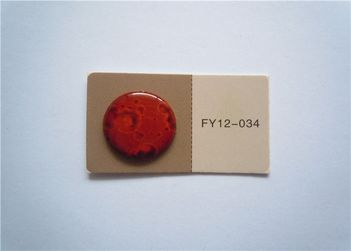 Fashion Red Metal Garment Buttons Waterproof For Snap Buttons for garment